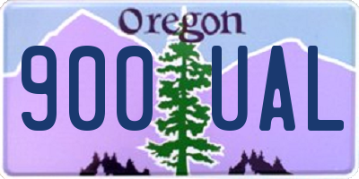 OR license plate 900UAL