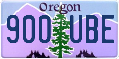 OR license plate 900UBE