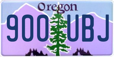 OR license plate 900UBJ