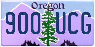 OR license plate 900UCG