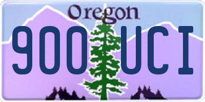 OR license plate 900UCI