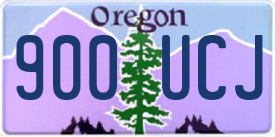 OR license plate 900UCJ