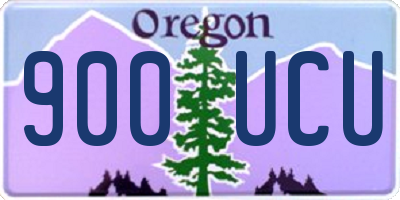 OR license plate 900UCU