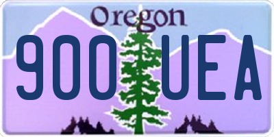 OR license plate 900UEA
