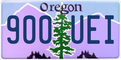 OR license plate 900UEI