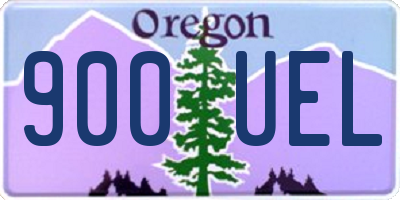 OR license plate 900UEL