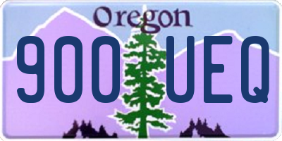 OR license plate 900UEQ