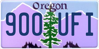 OR license plate 900UFI