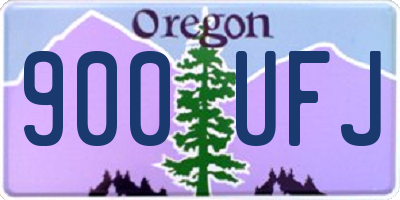OR license plate 900UFJ