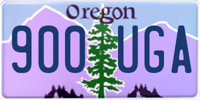 OR license plate 900UGA