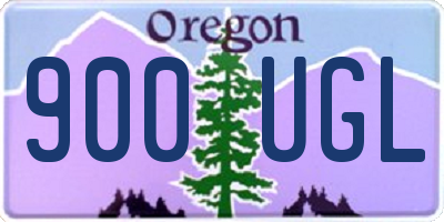 OR license plate 900UGL