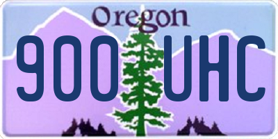 OR license plate 900UHC