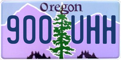 OR license plate 900UHH