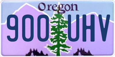 OR license plate 900UHV