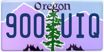 OR license plate 900UIQ