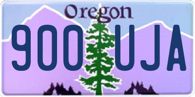OR license plate 900UJA