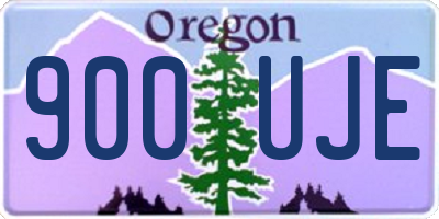 OR license plate 900UJE