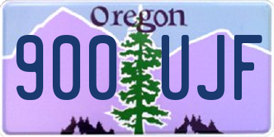 OR license plate 900UJF