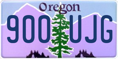 OR license plate 900UJG