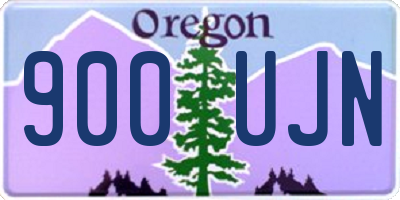 OR license plate 900UJN