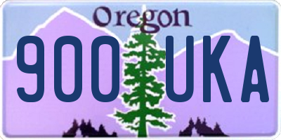 OR license plate 900UKA