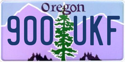 OR license plate 900UKF