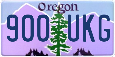 OR license plate 900UKG
