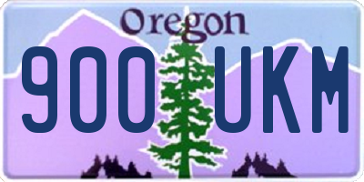 OR license plate 900UKM