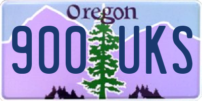 OR license plate 900UKS