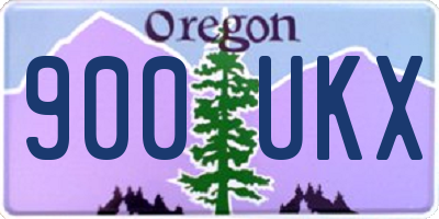 OR license plate 900UKX