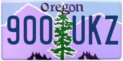 OR license plate 900UKZ