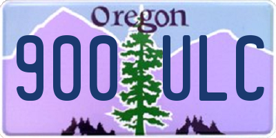 OR license plate 900ULC