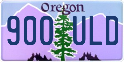 OR license plate 900ULD