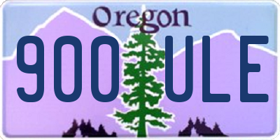 OR license plate 900ULE