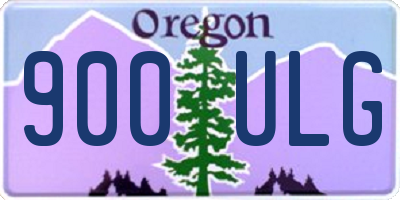 OR license plate 900ULG