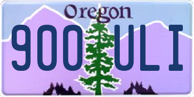 OR license plate 900ULI