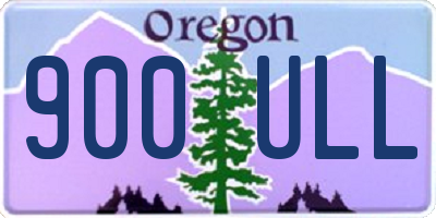 OR license plate 900ULL