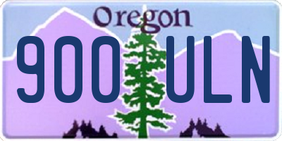 OR license plate 900ULN
