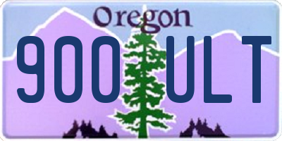 OR license plate 900ULT