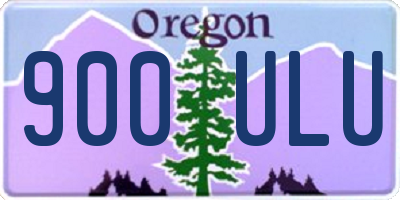 OR license plate 900ULU