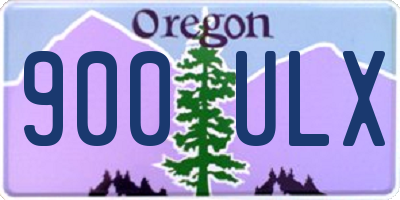 OR license plate 900ULX