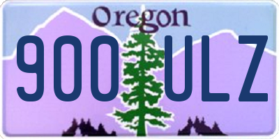 OR license plate 900ULZ