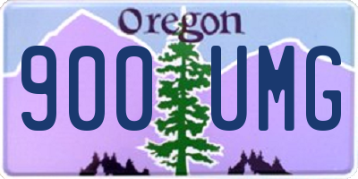 OR license plate 900UMG