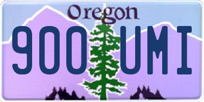 OR license plate 900UMI