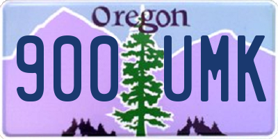 OR license plate 900UMK