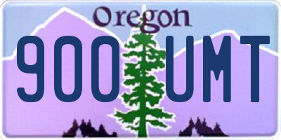OR license plate 900UMT