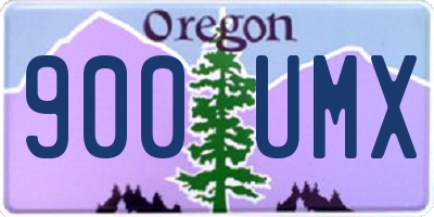 OR license plate 900UMX