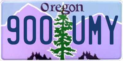 OR license plate 900UMY