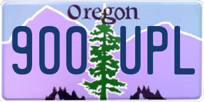 OR license plate 900UPL
