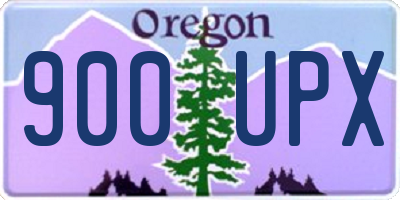 OR license plate 900UPX